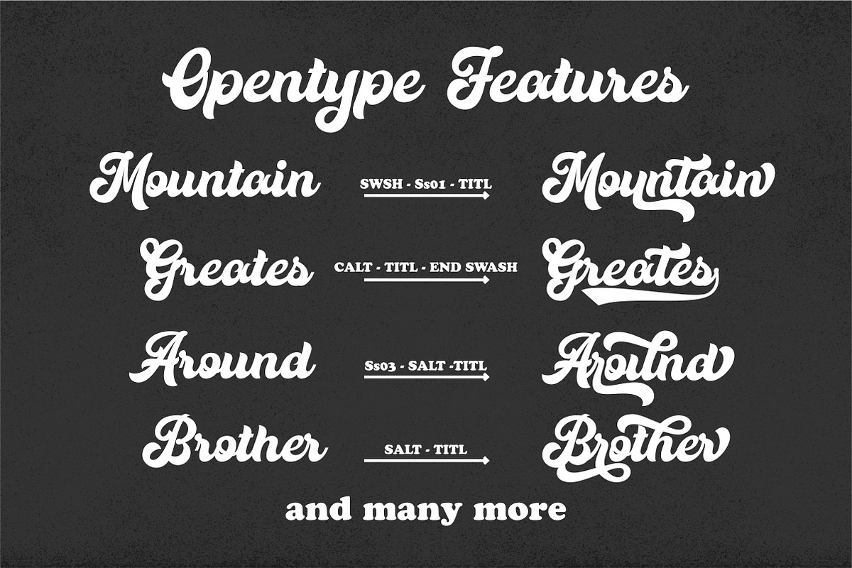 Krasty ~ Unique Retro, a Script Font by ErgibiStudio (Photo 9 of 12)