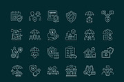Insurance Icon Set, an Outline Icon by Prosymbols (Thumbnail 7 of 8)