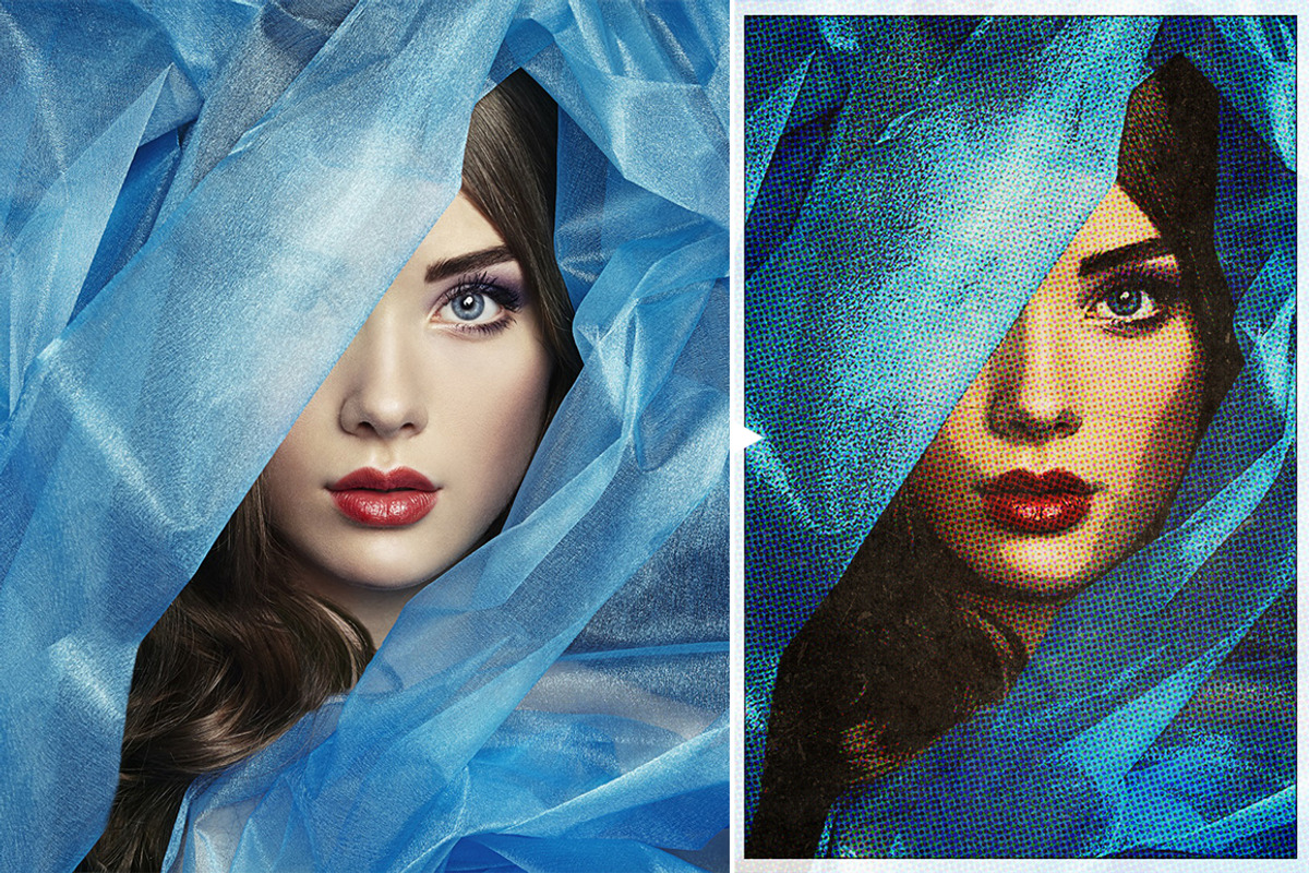 Instant Poster Effect PSD Template, a Product Mockup by PhotoSpirit (Photo 3 of 8)