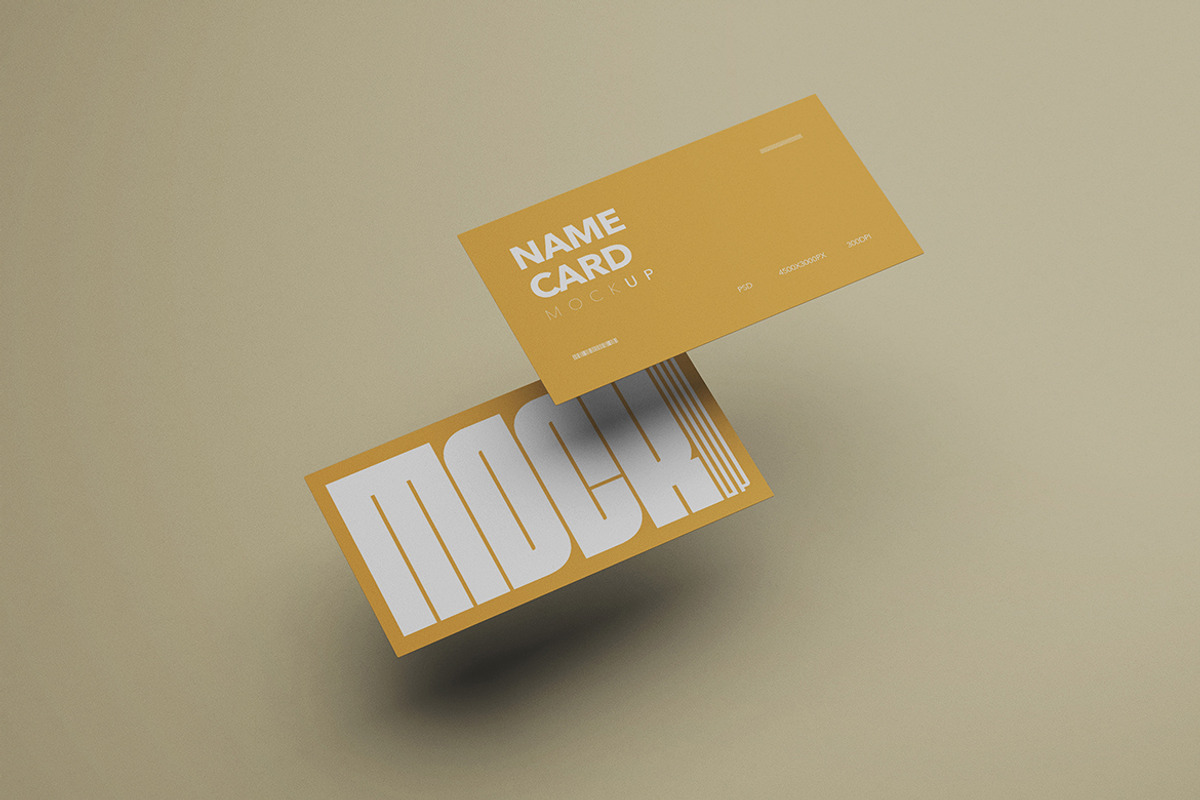 Business Card Mockups, an Advertising Mockup by Milka (Photo 4 of 4)