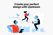Upstream Illustrations, a Templates & Theme by Craftwork (Thumbnail 2 of 5)