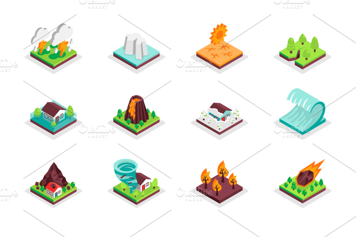 Isometric Icons Pack, a Duotone Icon by alexdndz (Photo 6 of 21)
