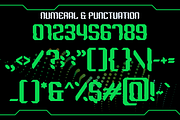 Digital Caliper-Futuristic Typeface, a Handwritten Font by MaikoHatta (Thumbnail 4 of 9)