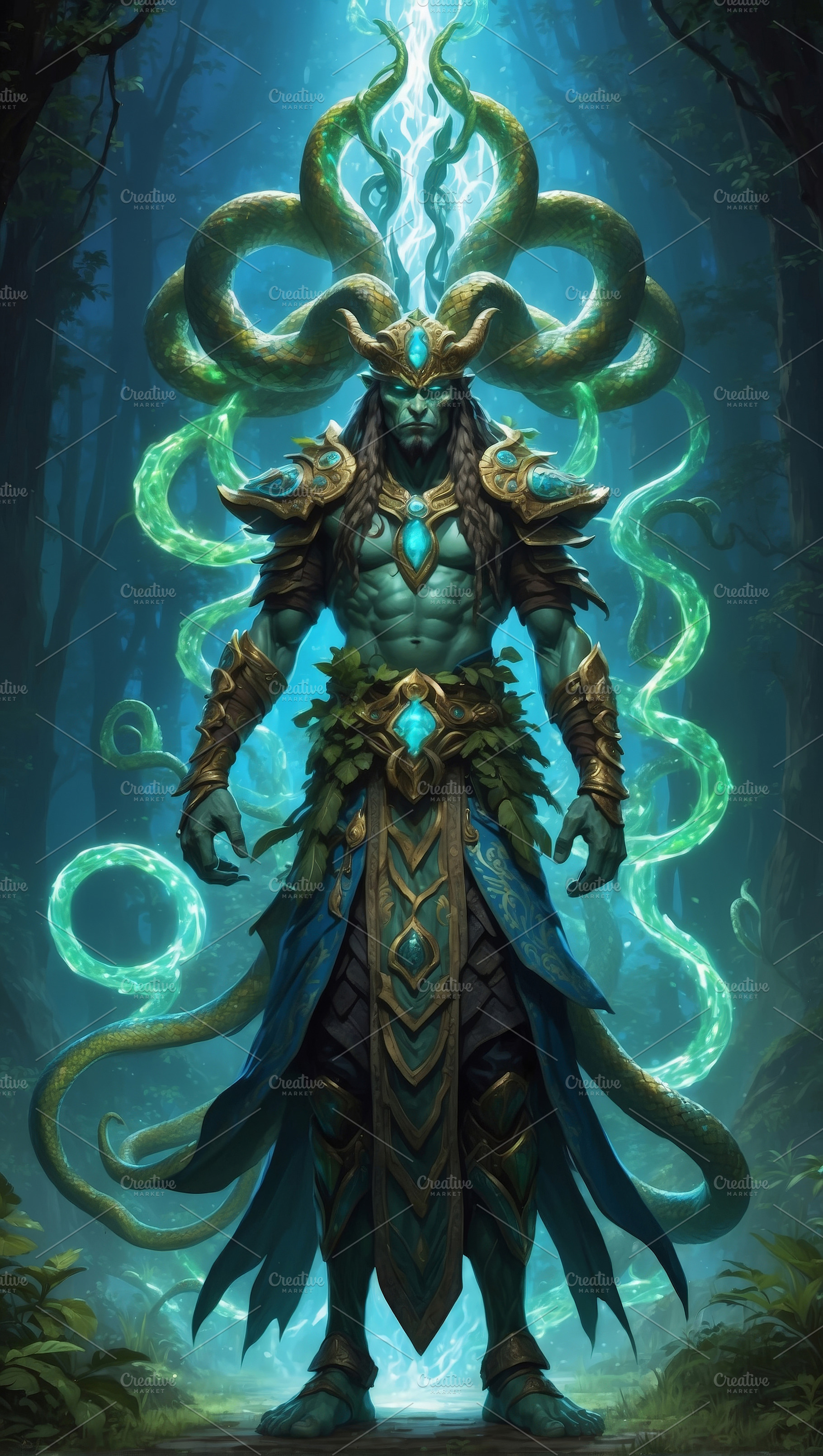 Ancient forest god, a Photo by Hamza067