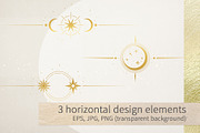 Space. Set of design elements, a Decorative Illustration by Nadia Murash (Thumbnail 4 of 5)