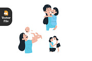 Mother’s Day 21 Vector illustration, a Seasonal Illustration by Peacock_design (Thumbnail 5 of 8)