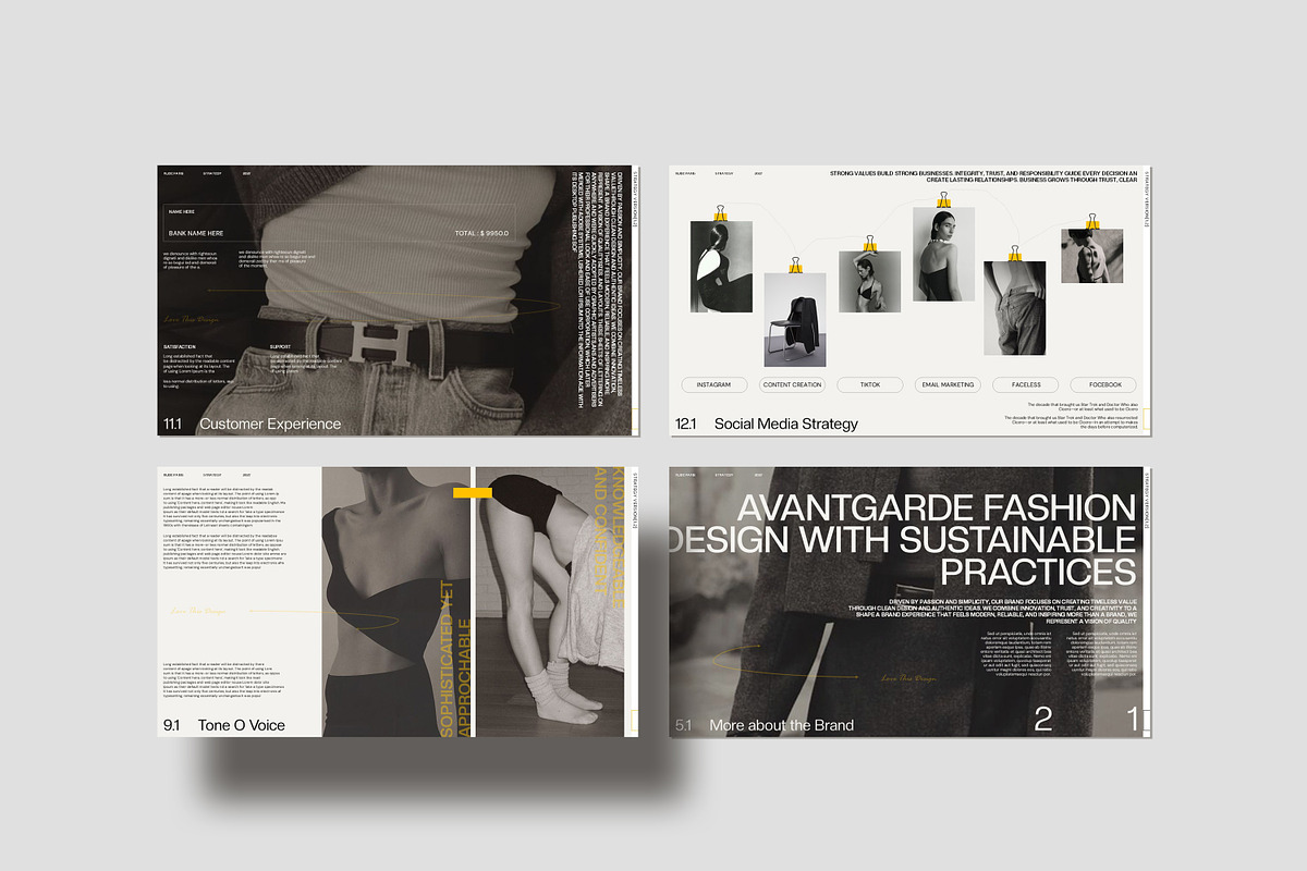 RUBE | Brand Strategy, a Presentation Template by CreativexGenius (Photo 6 of 10)