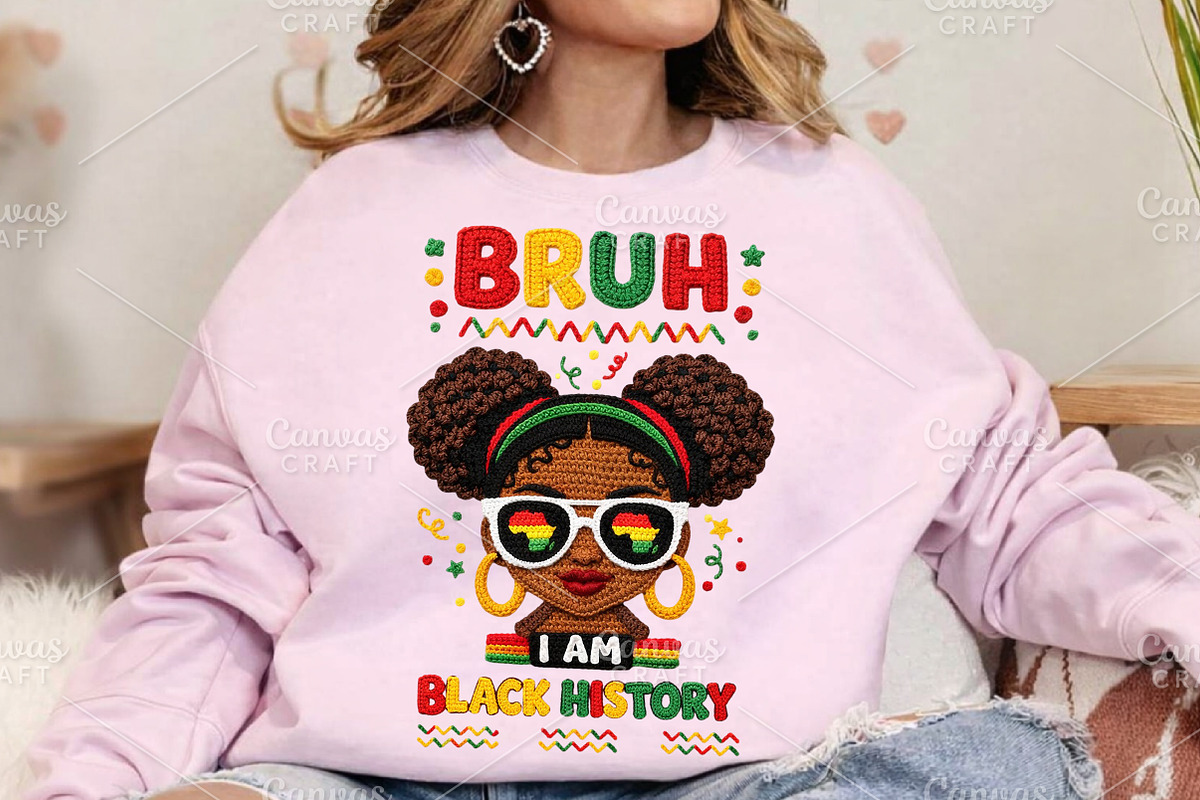 Bruh I Am Black History PNG, an Illustration by Canvas Craft (Photo 3 of 6)