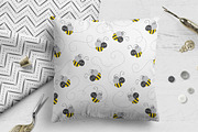 Busy Bees Baby Vector Patterns, a Pattern Graphic by Wild Twig Co (Thumbnail 3 of 9)