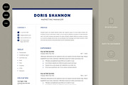 Resume Template | CV Template, a Resume Template by Advaita Printables (Thumbnail 1 of 4)