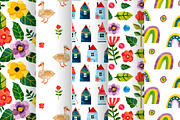 Papercut collages - Watercolor Set, a Texture Illustration by Mashamashastu (Thumbnail 13 of 17)