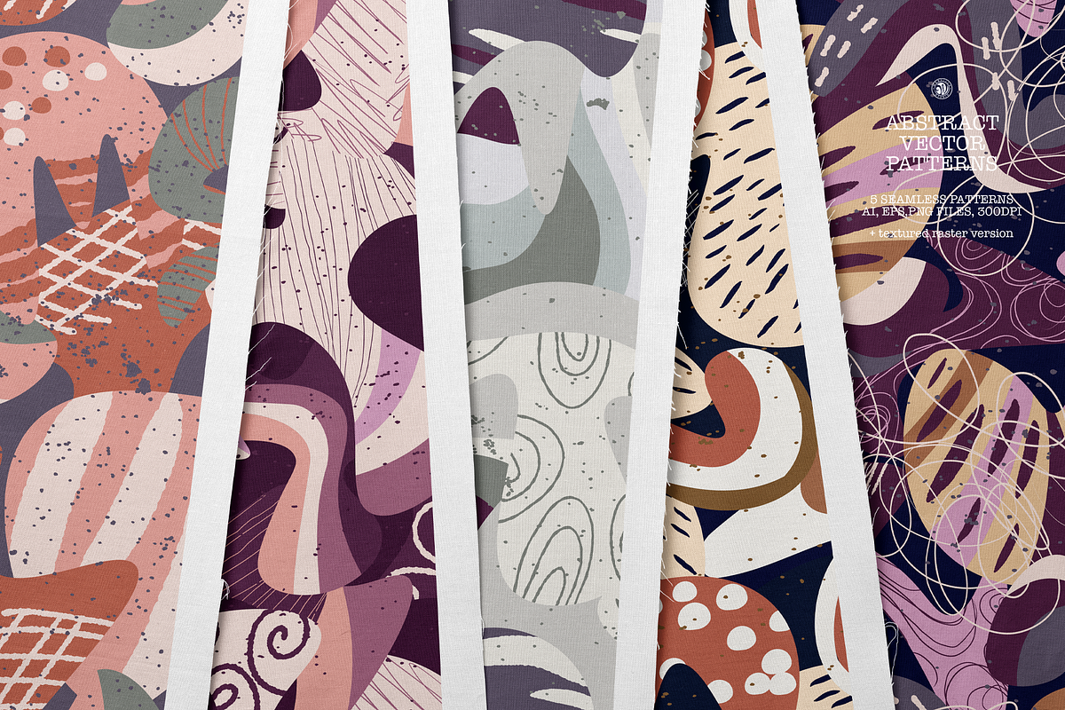 Abstract Shapes Patterns, a Pattern Graphic by Bloomart Studio (Photo 2 of 12)