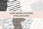 Hand drawn patterns, a Pattern Graphic by Wild Rose (Thumbnail 1 of 13)