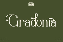 Gradonia -  Serif Typeface Font