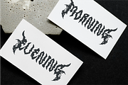 Metallon - Metal Decorative, a Blackletter Font by Indotype Foundry (Thumbnail 7 of 10)
