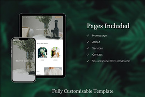 Squarespace Nail Tech Template