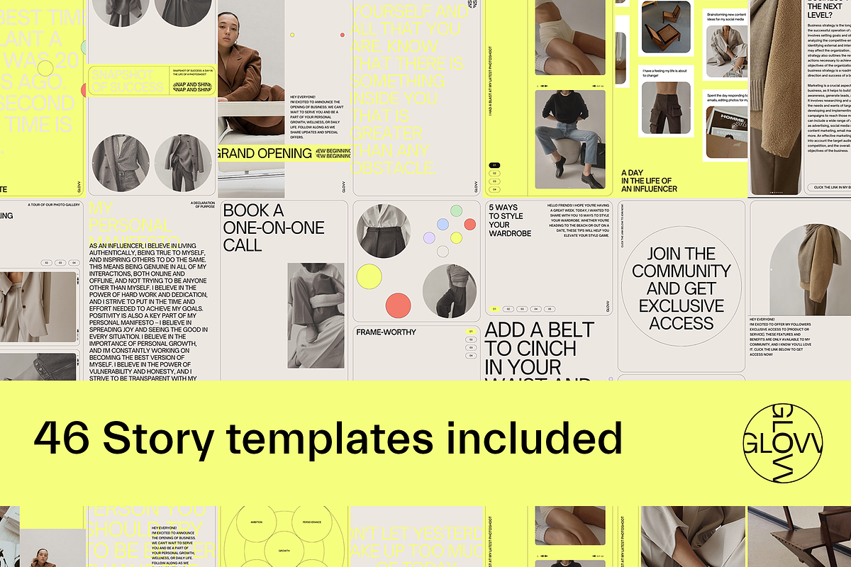 GLOVV | Instagram Kit | Canva, a Social Media Template by Blue Kite Creative (Photo 11 of 11)