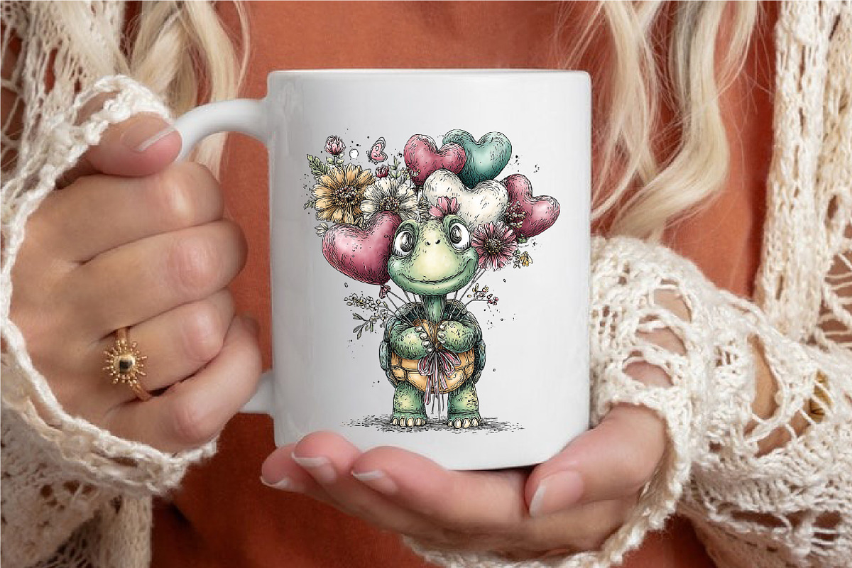 Whimsical Enjoy Turtle Clipart, a Seasonal Illustration by designcity5 (Photo 5 of 5)