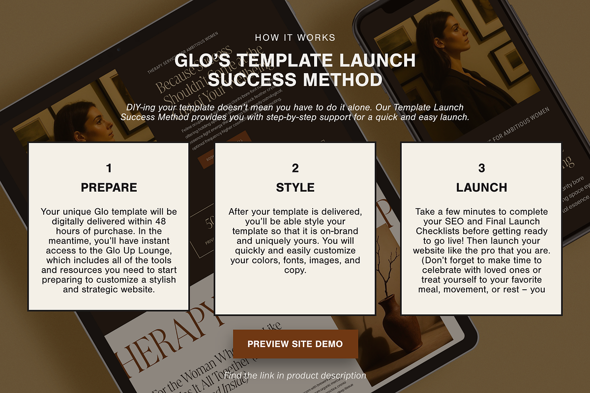 Therapy Squarespace Website Template preview 6
