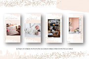 Instagram Stories |WarmPeachGlitter, a Social Media Template by TheLegacyBrandingCo (Thumbnail 3 of 5)