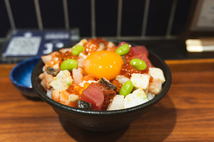 Delicious sashimi don, a Food & Drink Photo by AMMi
