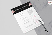 Floral 1 page Resume, a Resume Template by Emaholic Template (Thumbnail 3 of 5)