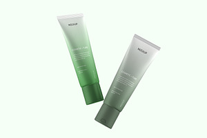 Skincare Cosmetic Cream Tube Mockup, a Product Mockup by graphypix