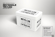Rectangle Tin Can Mockup, a Packaging Mockup by INCDesign (Thumbnail 2 of 5)
