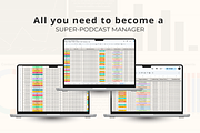 Google Sheet Podcast Content Planner, a Social Media Template by Marketello Studio (Thumbnail 5 of 6)