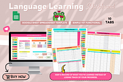 Language Learning Dashboard, a Stationery Template by bellaROSEworkshop (Thumbnail 6 of 6)