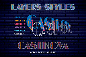 Casinova Layered Font