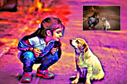 Realistic Oil Painting Art, an Action Add-On by U_Design (Thumbnail 9 of 15)