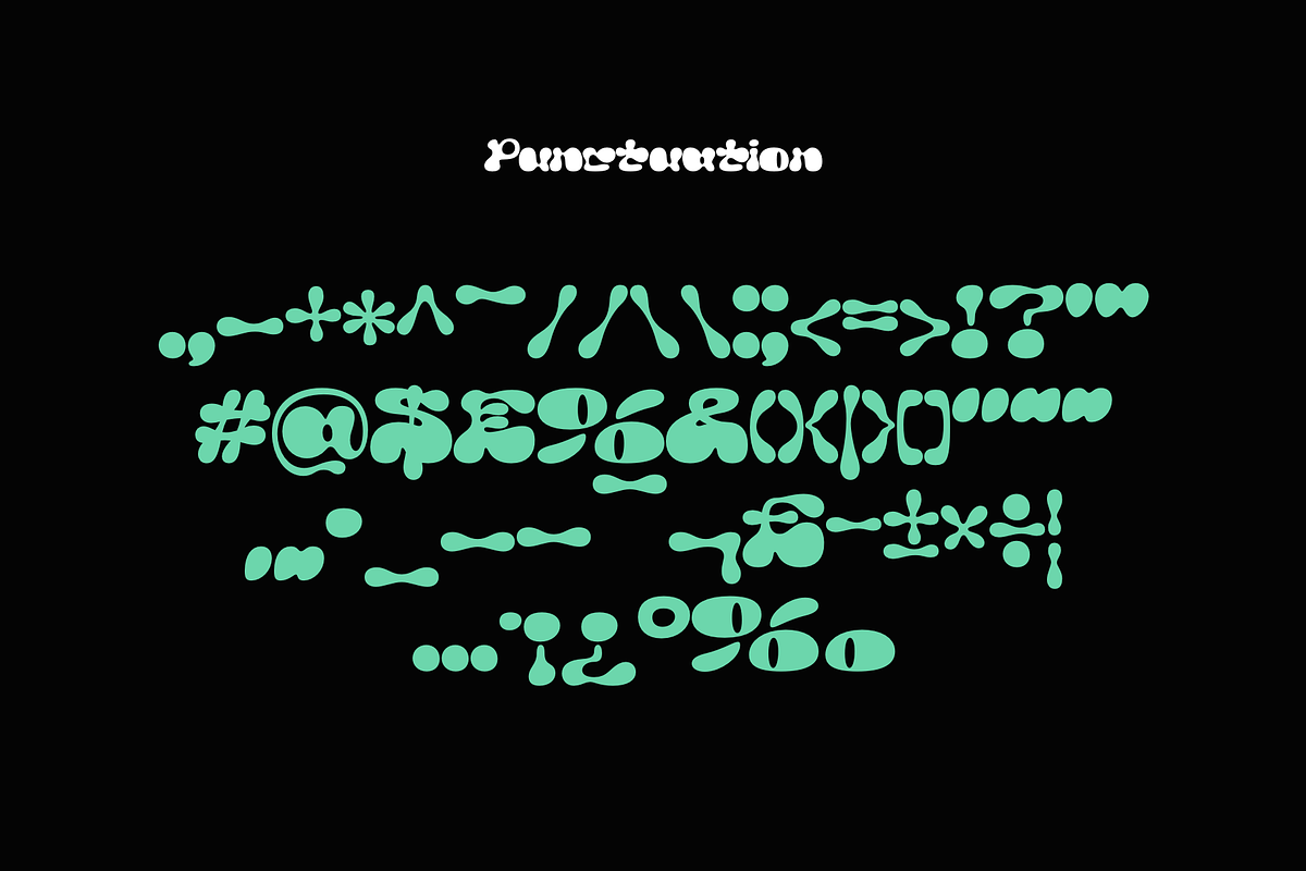 Chunky Hippie Display Font, a Font by Oui Studio (Photo 8 of 10)
