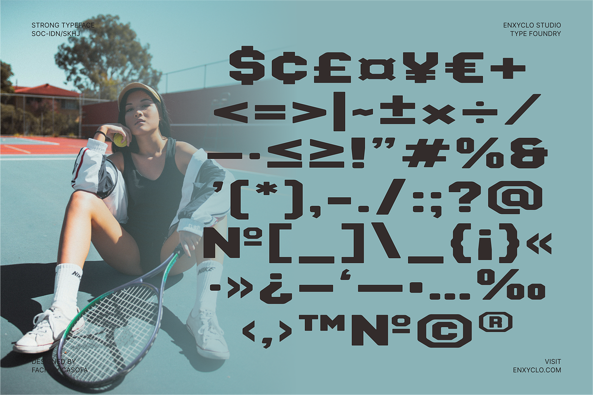 NCL Maxipower - Sport Gym Font, a Sans Serif Font by Enxyclo Studio (Photo 14 of 16)