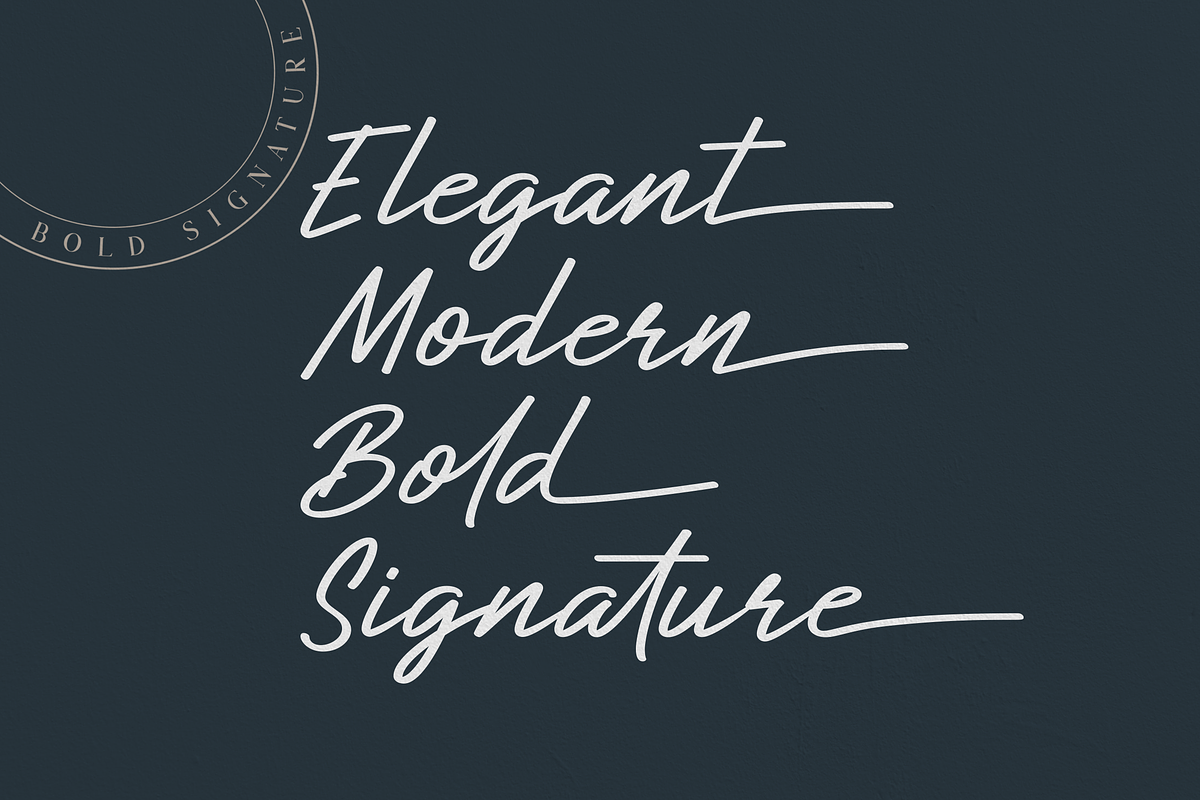 Callina // Bold Signature preview 2