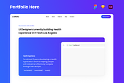 Hero (Portfolio) - Concept, a Templates & Theme by Petr Bilek (Thumbnail 2 of 3)