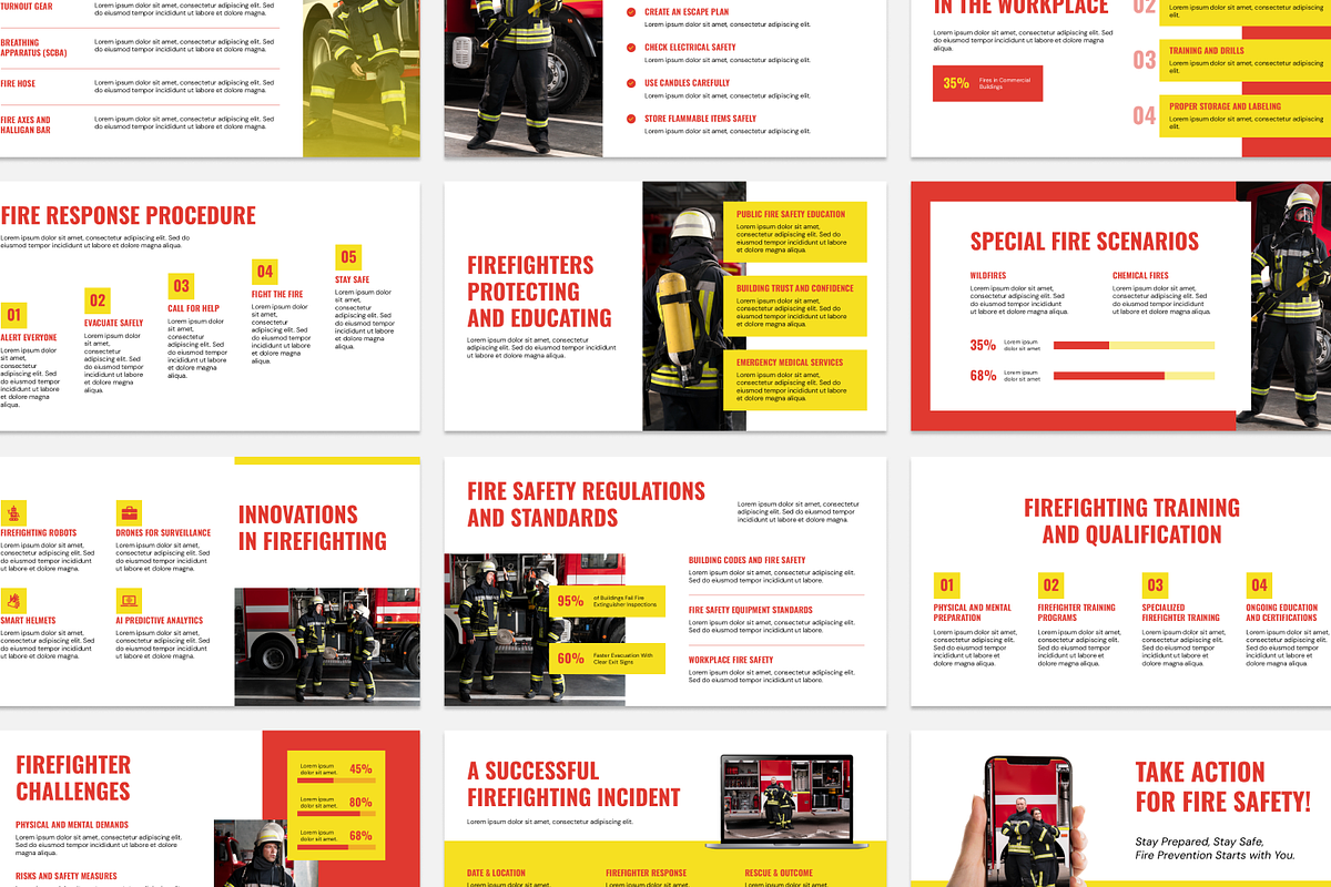 Fire Safety, a Presentation Template by Sixtemp (Photo 2 of 3)