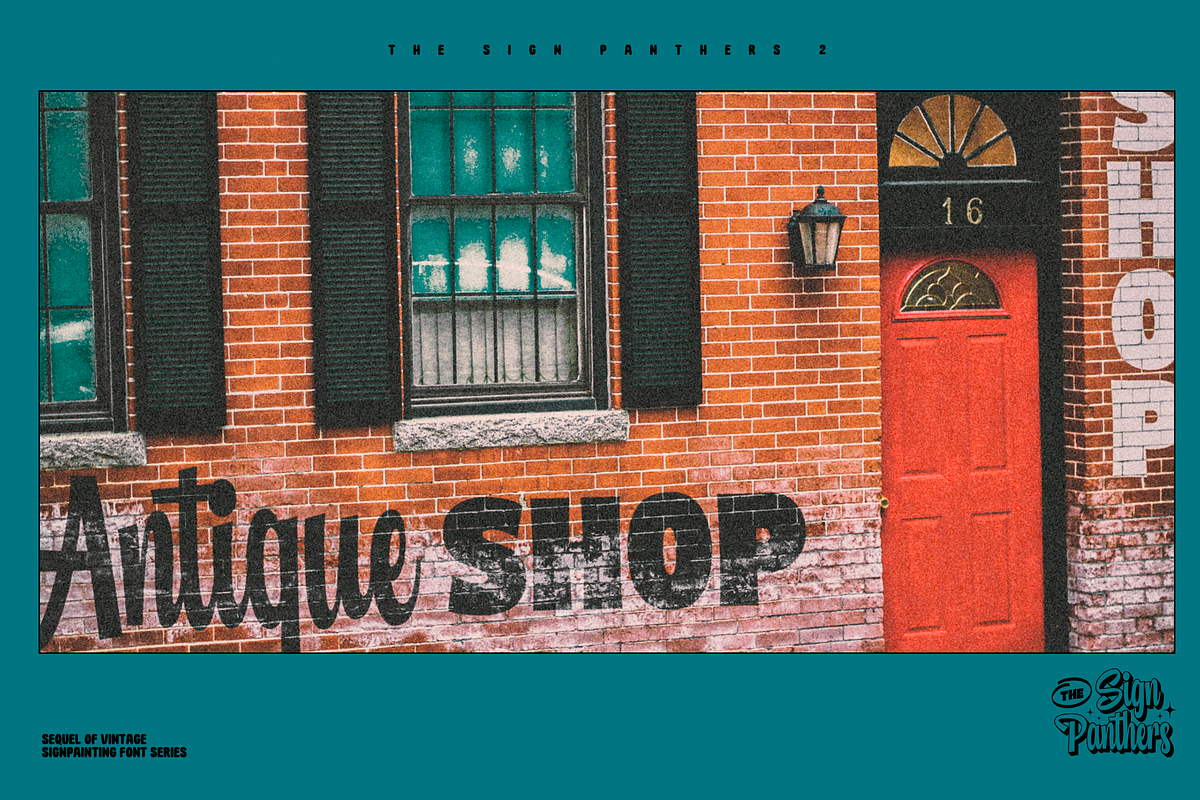 Sign Panthers 2 - Sign Painting Font, a Sans Serif Font by Konstantine Studio (Photo 9 of 19)