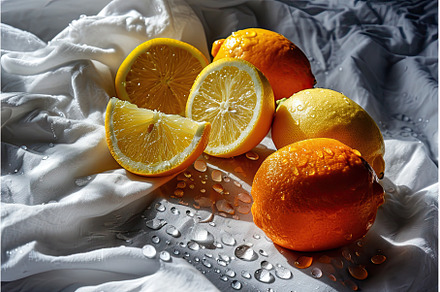 Oranges and lemons fluid and organic, a Food & Drink Photo by Neirfy