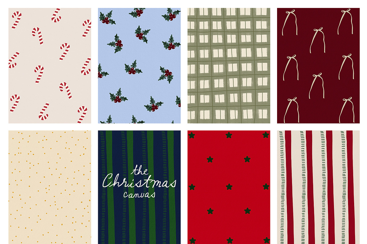 Hand-Painted Christmas Backgrounds, a Background Graphic by Madiwaso (Photo 8 of 15)