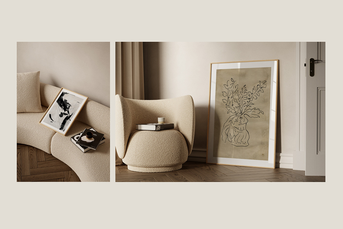Artwork Frame Mockup Bundle, a Household Mockup by Moyo Studio (Photo 12 of 15)