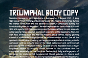 Stubby Napoleon - Regular, a Font by Bird Brain Factory (Thumbnail 3 of 4)