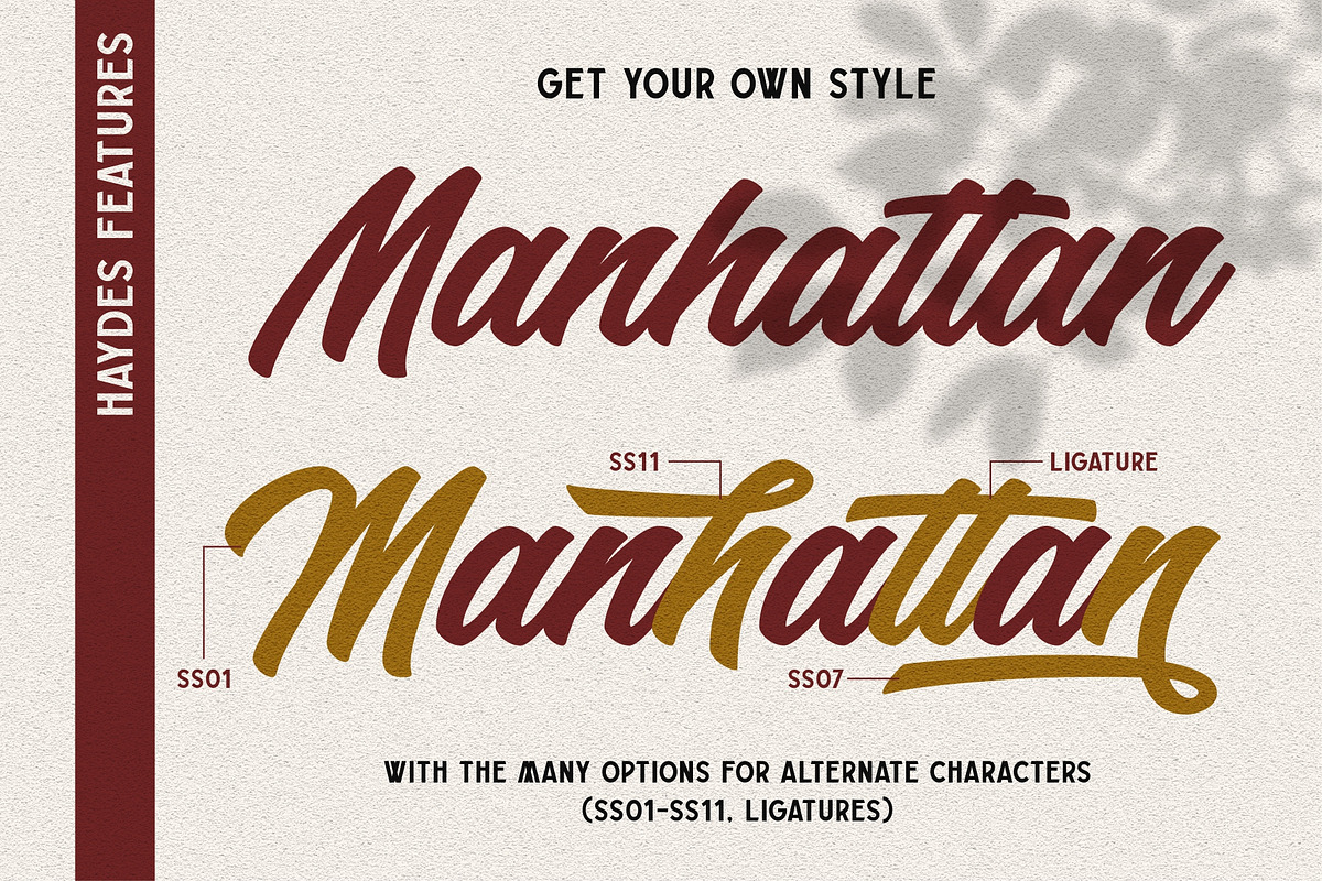Haydes Script Font preview 2
