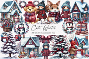 Cute Winter Clipart, an Illustration by Designworld (Thumbnail 1 of 5)