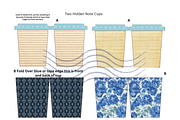 Shades of Blue Hidden Coffee Notes, a Pattern Graphic by SmallTownDigital (Thumbnail 3 of 3)