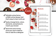 Recipe Book / Cookbook Template, a Magazine Template by ProductiveandFree (Thumbnail 4 of 12)