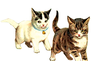 Vintage Kittens Painting, an Illustration by Professional Assets (Thumbnail 1 of 2)