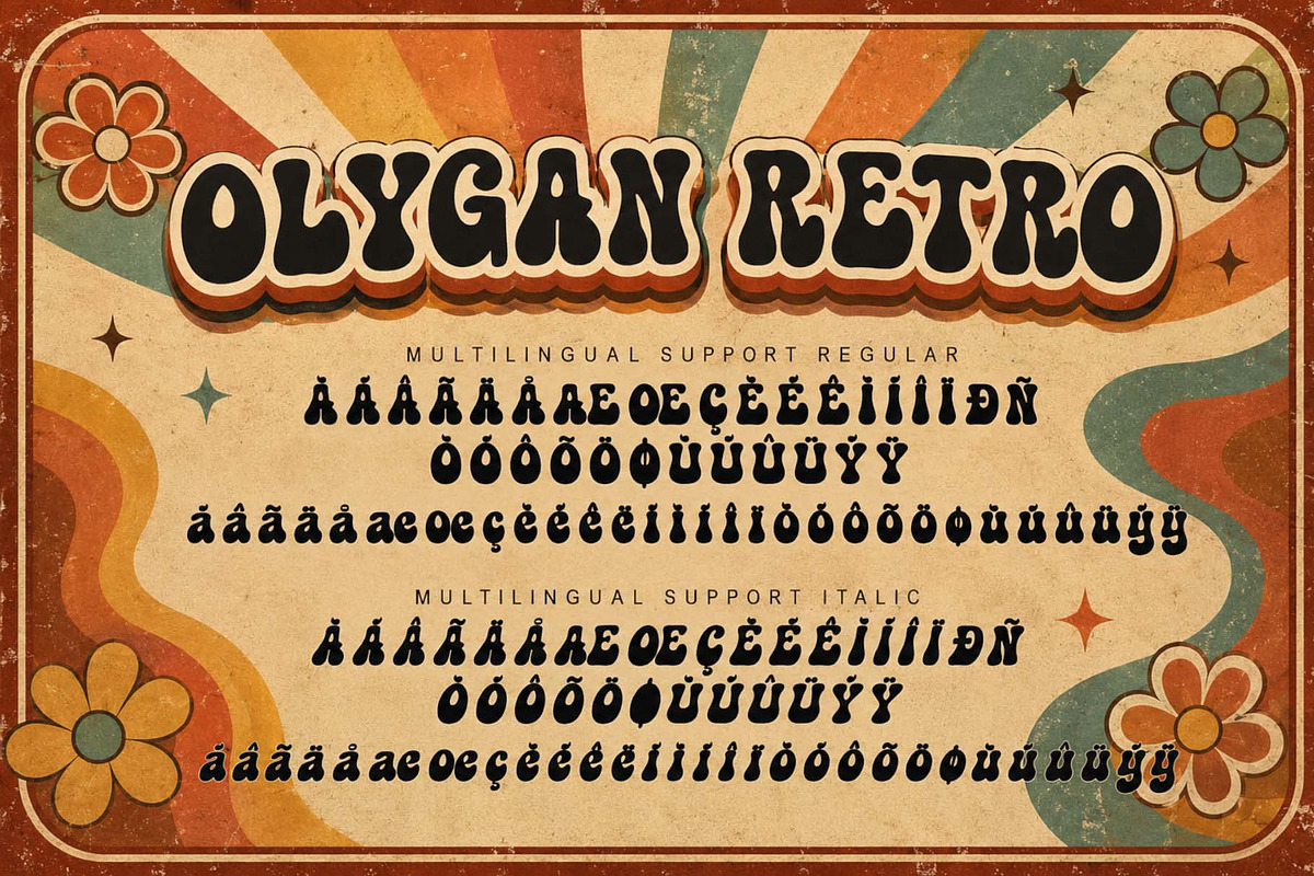 Olygan Retro, a Blackletter Font by Yoga Letter (Photo 9 of 10)