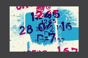 Typographic Grunge Backgrounds.