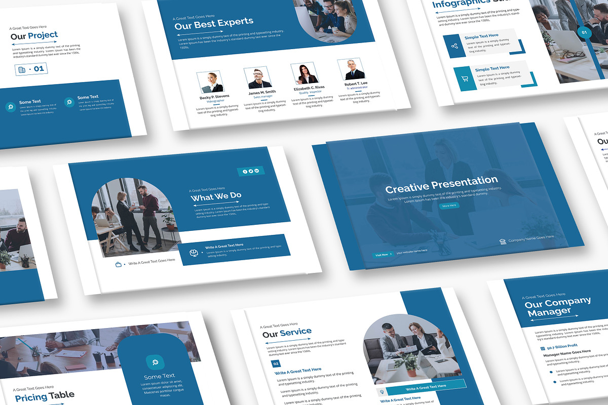 Corporate Marketing & Business Plan, a Presentation Template by creative-mint (Photo 8 of 10)